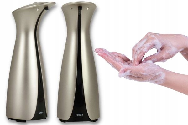 AUTOMATYCZNY DOZOWNIK MYDŁA W PŁYNIE OTTO UMBRA SREBRNY MATOWY 250ML