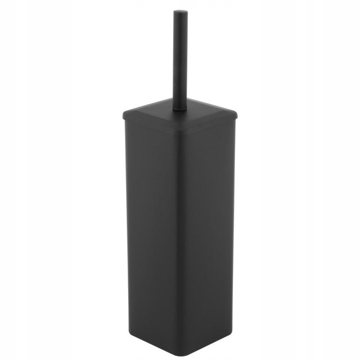 Szczotka do WC toalety łazienki czarna zamknieta loft łazienkowa toaletowa