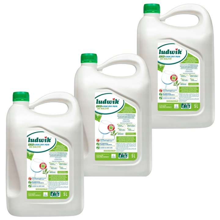 Ludwik Ekologiczny Płyn do mycia naczyń 5 L