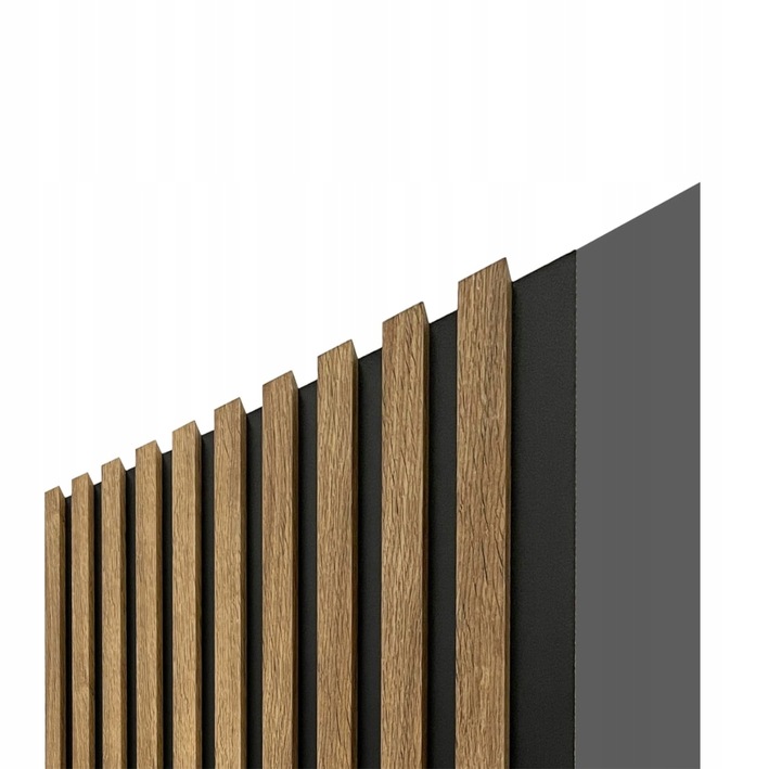 LAMELE ŚCIENNE DĄB WOTAN NA PŁYCIE 515x2750mm