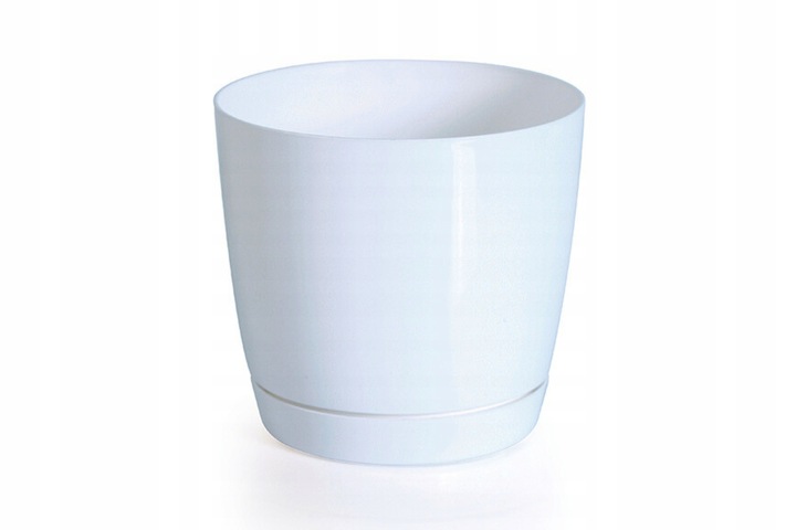 Doniczka Donica Coubi z podstawkiem DUOP120 Biała