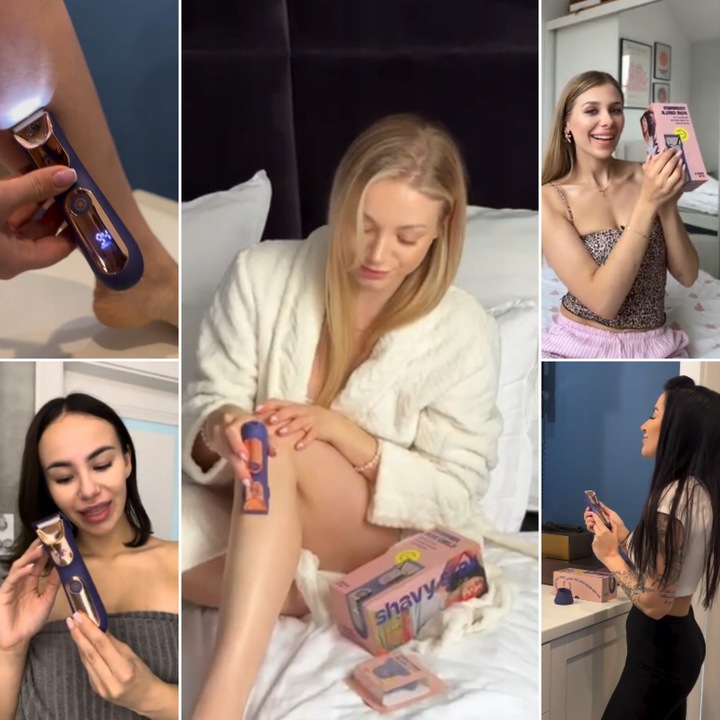 Golarka Damska Shavy Star MASZYNKA depilator trymer do ciała pach