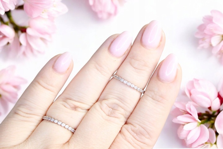 PIERŚCIONEK SREBRNY próba 925 Rodowany z cyrkoniami Knuckle Ring PIĘKNY R14