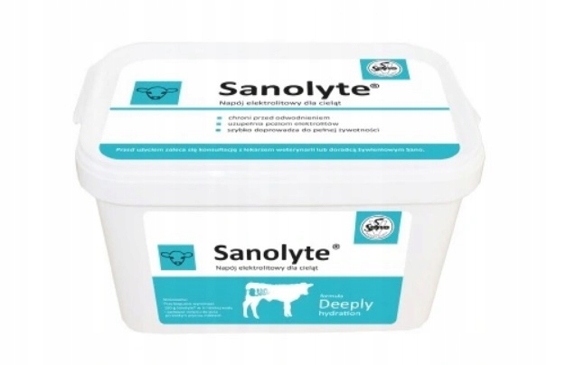 SANOLYTE 2 KG elektrolity dla cieląt SANO