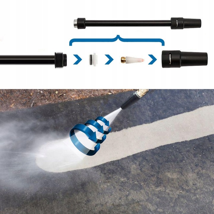 Myjka ciśnieniowa Riwall KOX280M PRO L10 2500W 280barEW pompa mosiężna