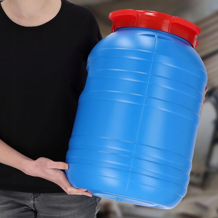 Beczka spożywcza do kiszenia 30L - wielofunkcyjny pojemnik niebieski