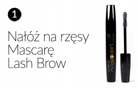 Mascara 3D + Włókna pogrubiające ZESTAW Lash Brow