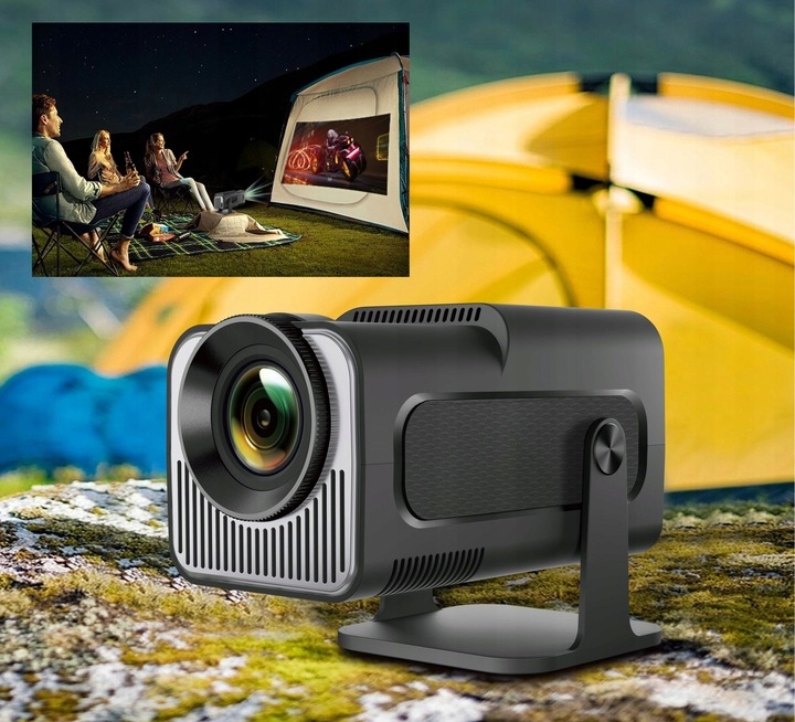 PROJEKTOR RZUTNIK PRZENOŚNY HY320 SMART FULL HD LED ANDROID WiFi TV 150"