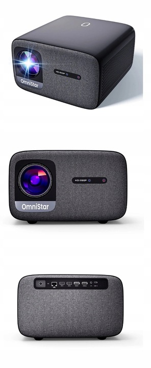 PROJEKTOR RZUTNIK 45000 LM 1500 Ansi ANDROID FULL HD 4K LED WIFI na Prezent