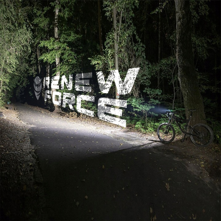 Lampka Rowerowa Światło PRZÓD TYŁ LED na rower kierownicę MOCNA USB 1800lm