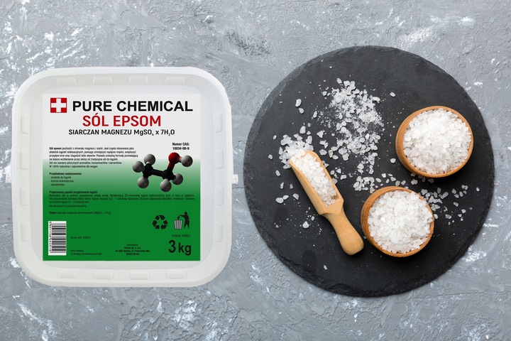 SÓL EPSOM DO KĄPIELI SIARCZAN MAGNEZU GORZKA 3kg