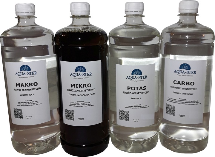 4x1000ml MIKRO, MAKRO, CARBO, POTAS