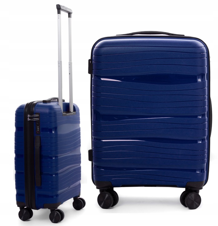 WALIZKA MAŁA NIEZNISZCZALNA KABINOWA RGL 4 PODWÓJNE KÓŁKA POLIPROPYLEN