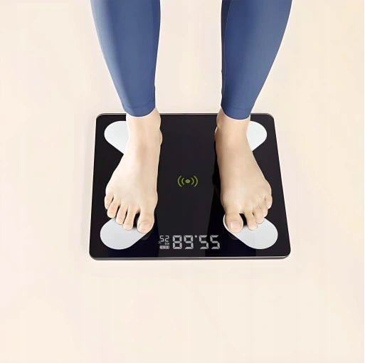 WAGA ŁAZIENKOWA ANALITYCZNA SLIM 180KG SMART+ 31w1 ANDROID iOS