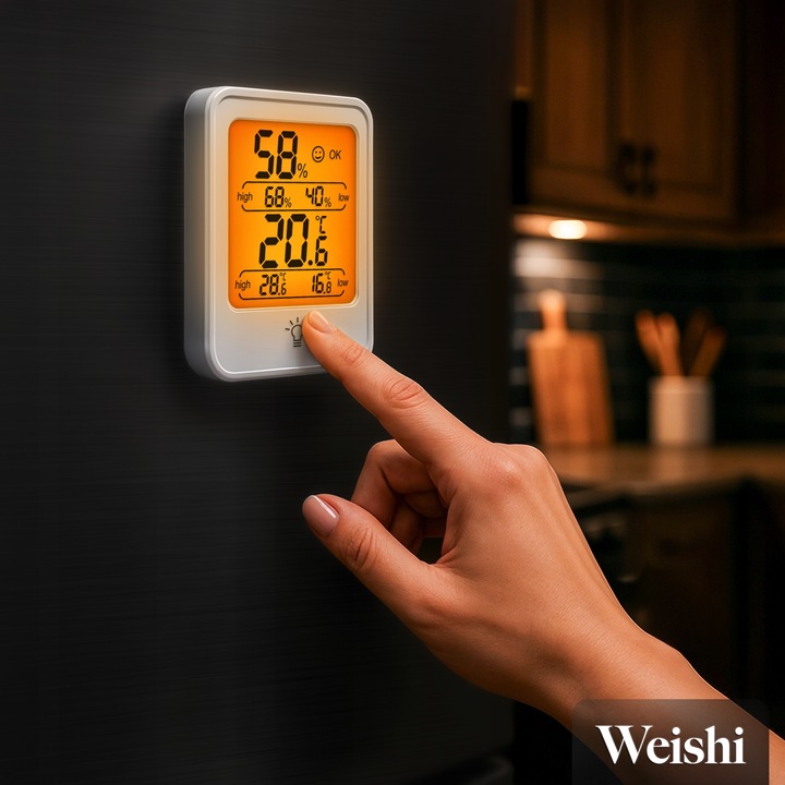 TERMOMETR pokojowy STACJA POGODOWA pogody HIGROMETR wewnętrzny