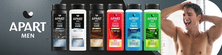 Apart Żel pod Prysznic Męski 3w1 Mix Zestaw 5x500