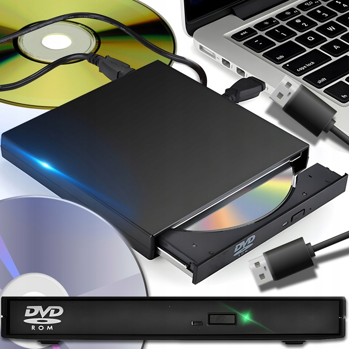 NAPĘD CD-R/DVD-ROM/RW ZEWNĘTRZNY USB NAGRYWARKA