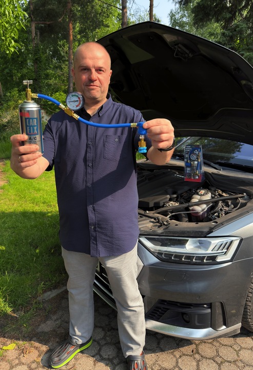 2x CZYNNIK CHŁODNICZY R134A CARFIX 3w1 GAZ DO KLIMATYZACJI r 134a + PRZEWÓD