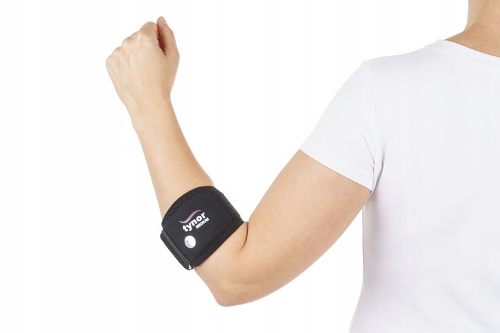 STABILIZATOR NA ŁOKIEĆ TENISISTY GOLFISTY OPASKA ELASTYCZNA ŁOKCIA