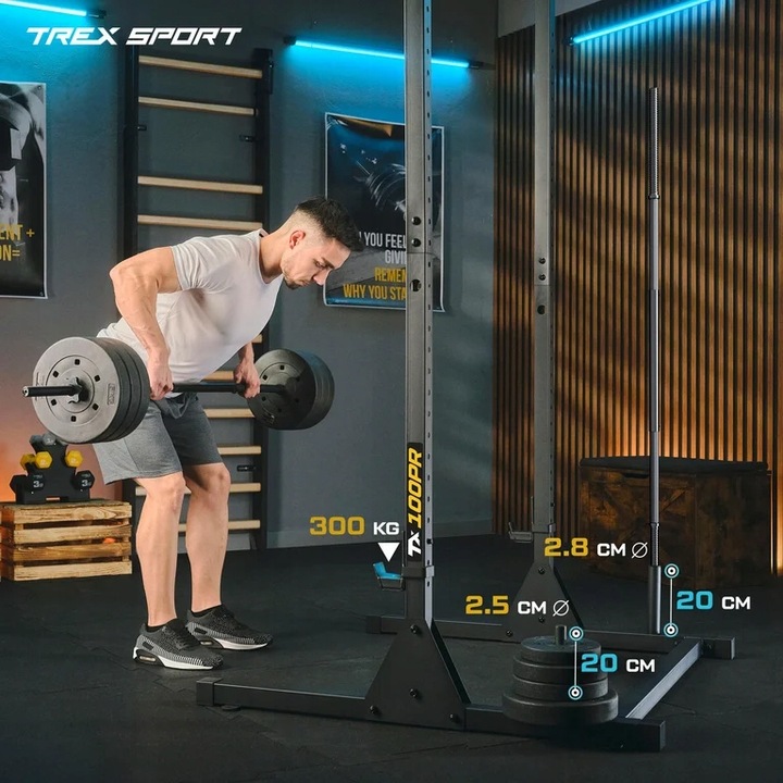 Drążek stacjonarny do podciągania poręcze do ćwiczeń dipów 300kg Trex