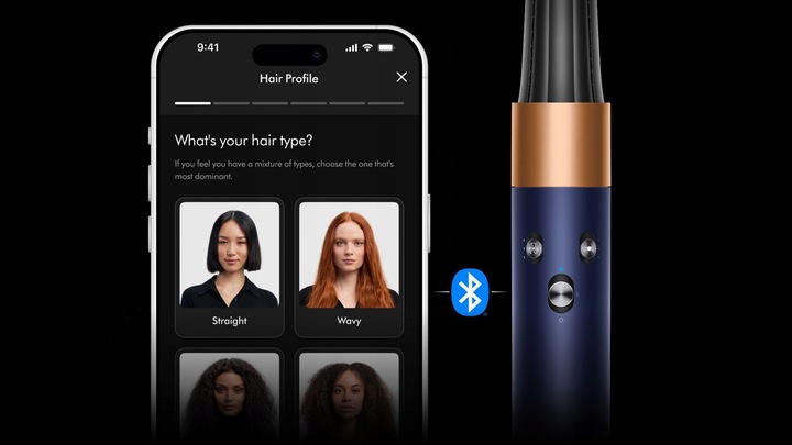 Lokówka multistyler Dyson Airwrap i.d. Straight+Wavy Błękit