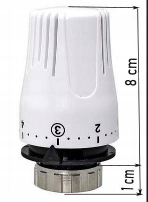 Głowica termostatyczna LUX gwint M28 x 1,5 do grzejników z462