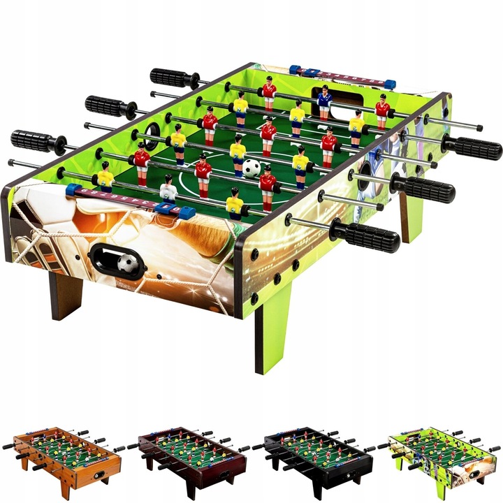 KOLOROWA MINI GRA PIŁKARZYKI STÓŁ PIŁKARSKI