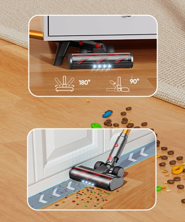 ODKURZACZ PIONOWY RĘCZNY BEZPRZEWODOWY + akcesoria LARESAR v7 500w