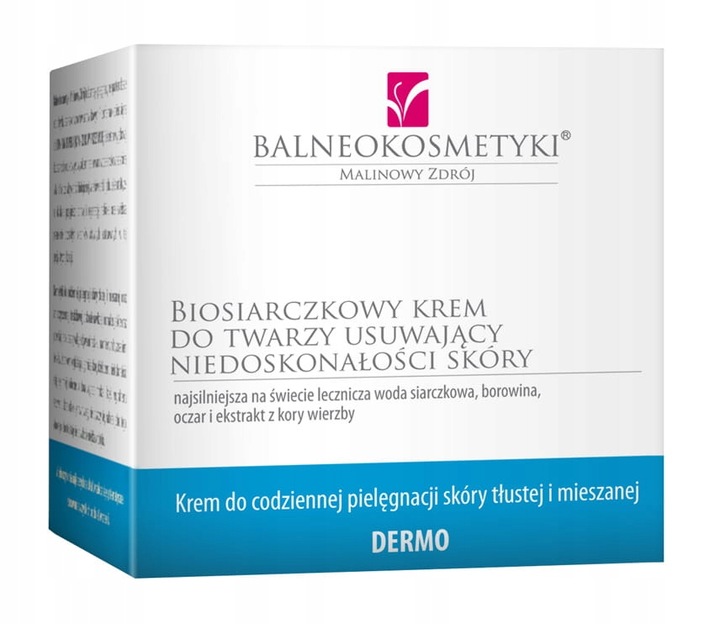Krem przeciw niedoskonałościom do twarzy Balneokosmetyki dzień i noc 50 ml