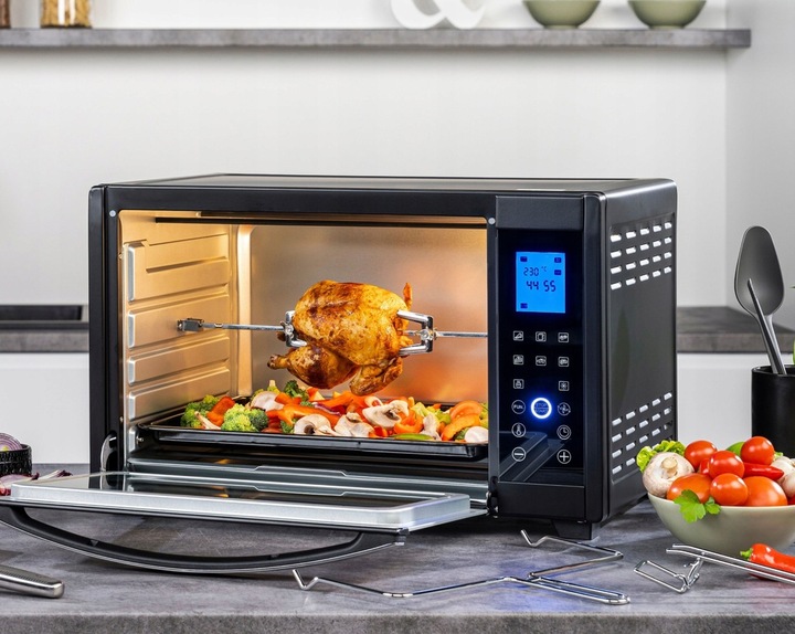 Piekarnik First Austria 45L LED Dotykowy 2000W z Rożnem i Grillem