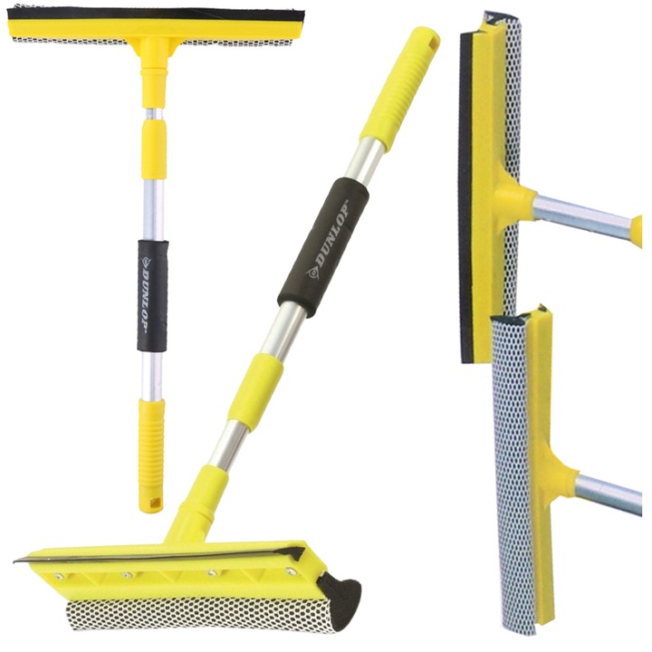 DUNLOP MYJKA ŚCIĄGACZKA DO SZYB OKIEN teleskopowa + odblask