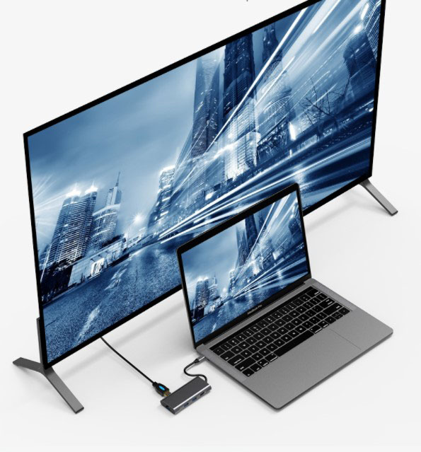 HUB PRZEJŚCIÓWKA USB-C 9W1 Adapter HDMI USB Thunderbolt do Macbook Pro Air