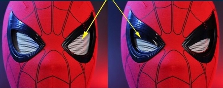 Spiderman MASKA OCZY SĄ RUCHOME SUPER HERO MASKA COSPLAY