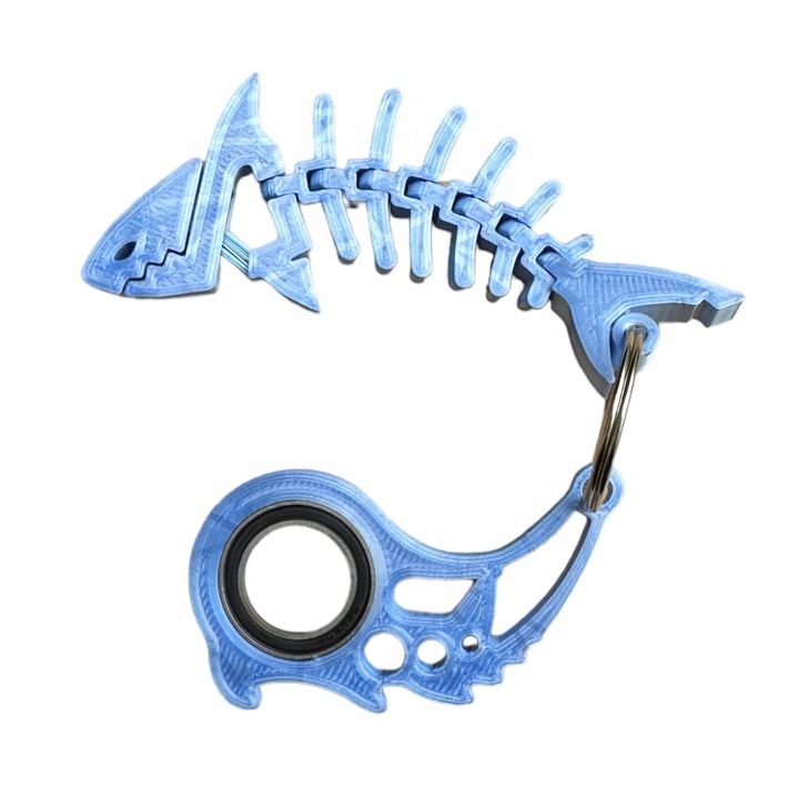 KEYRAMBIT KEYSPINNER Brelok Breloczek ZESTAW FLEXI REKIN Kolor Frozen