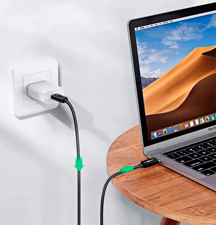 Kabel Thunderbolt 5 USB-C 80 Gb/s 240W 1M działa z Thunderbolt 3 4 USB 4.0