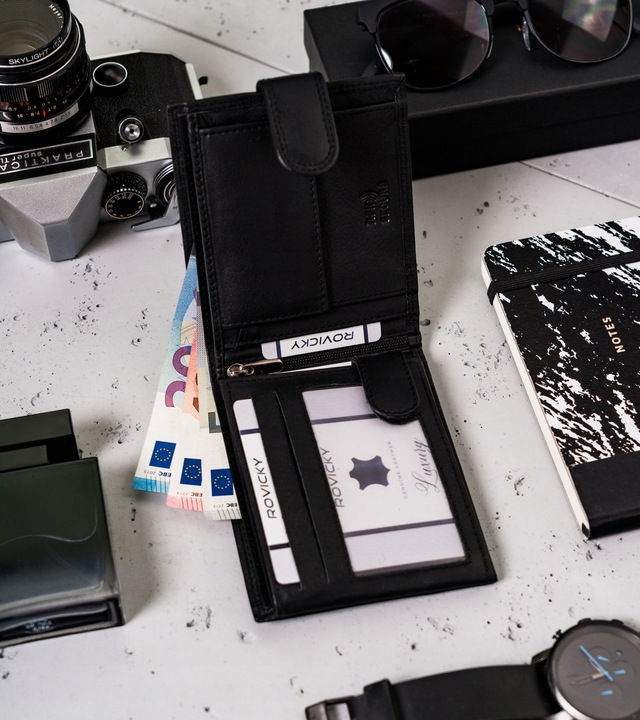 Always Wild pojemny męski portfel skórzany z RFID