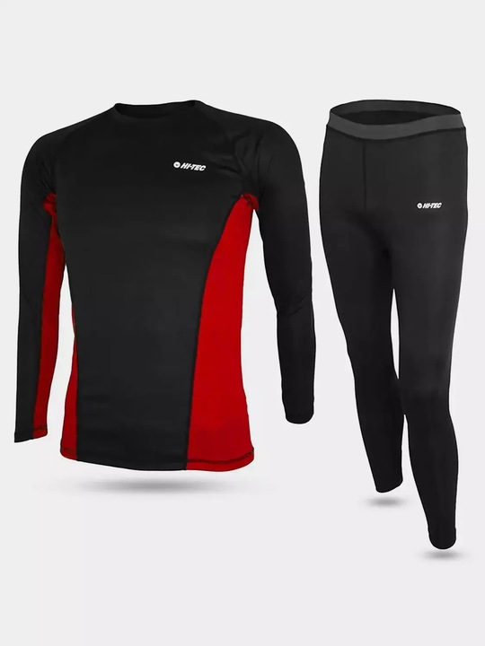 BIELIZNA TERMOAKTYWNA MĘSKA HI-TEC GÓRA I DÓŁ NA ZIMĘ KOMPLET KAMO SET