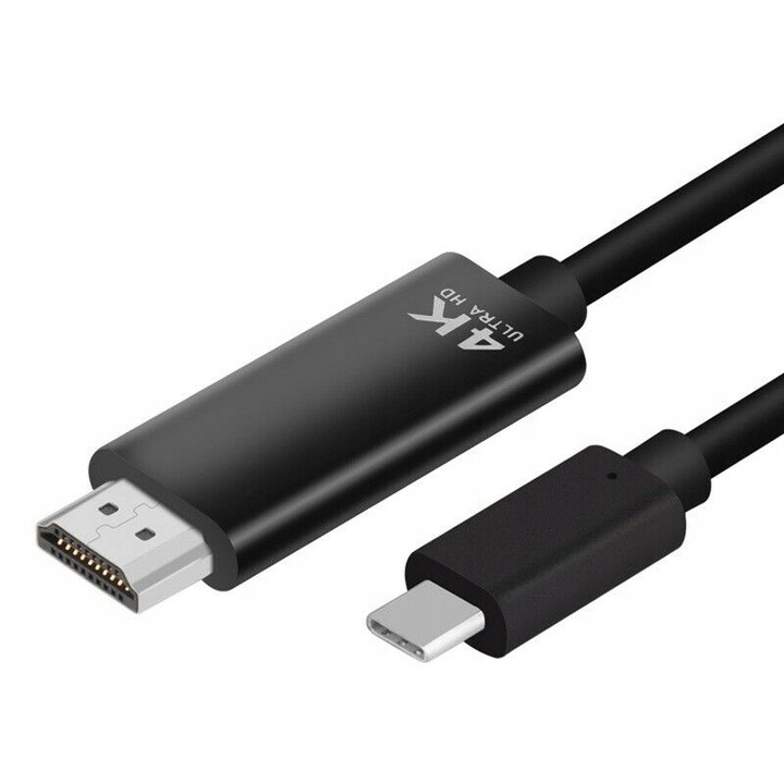KABEL PRZEWÓD ADAPTER PRZEJŚCIÓWKA USB-C 3.1 TYP C DO HDMI 4K MHL 200cm TV