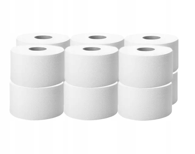 Papier toaletowy JUMBO 2W Celuloza 100m x 12 rolek 1200m