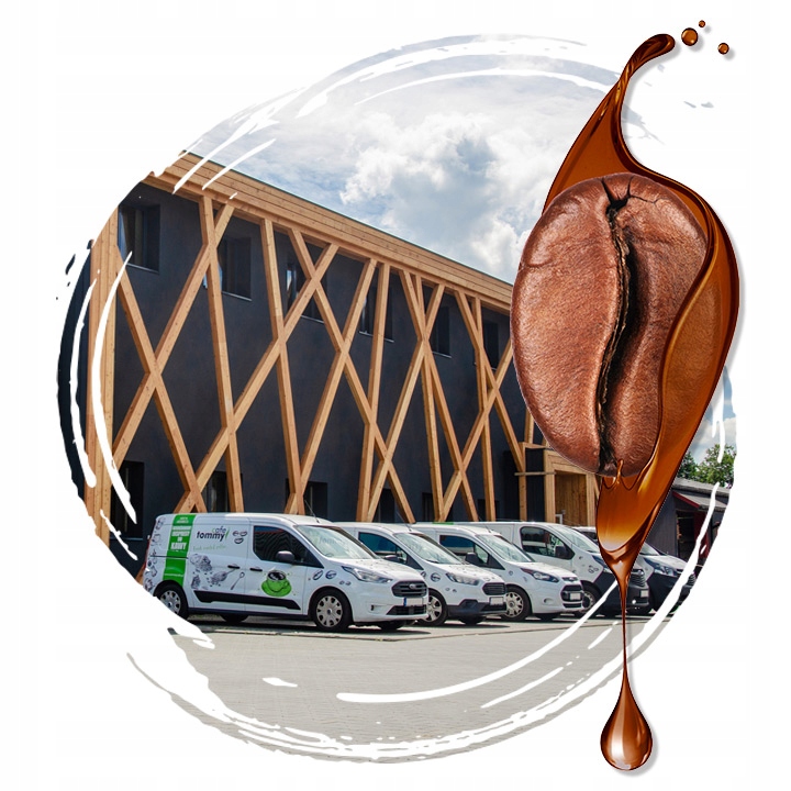 Kawa ziarnista 1kg KOLUMBIA 100% Arabica Exceslo Świeżo Palona - Tommy