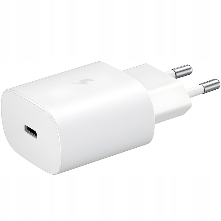 SZYBKA ŁADOWARKA SIECIOWA KOSTKA 25W + KABEL USB-C 1M