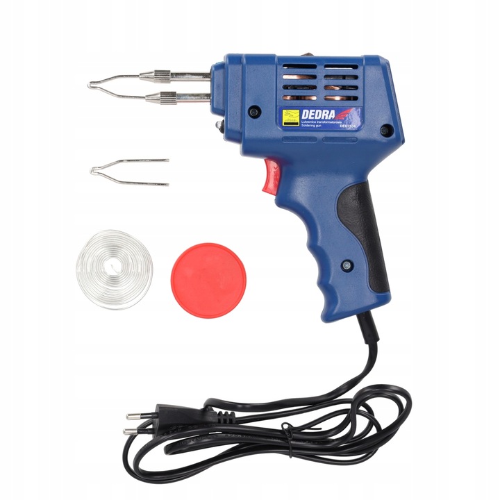 LUTOWNICA TRANSFORMATOROWA DEDRA 600°C Zestaw Cyna Pasta lutownicza