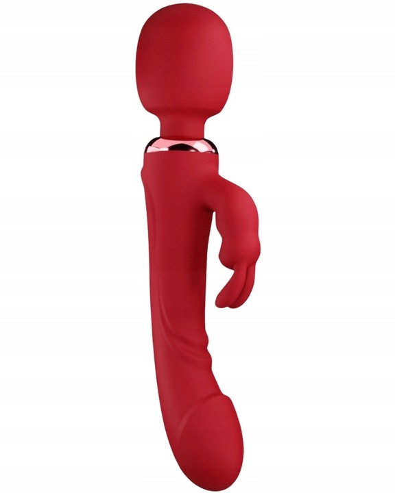 WIBRATOR KRÓLICZEK 3W1 PUNKTU G MASAŻER DWUSTRONNY 2500 DRGAŃ NA MINUTĘ