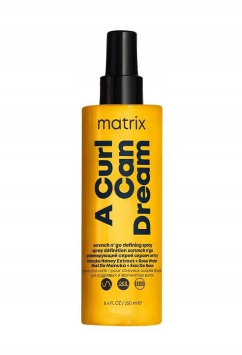 Matrix A Curl Can Dream Scrunch N'Go spray do włosów falowanych 250 ml