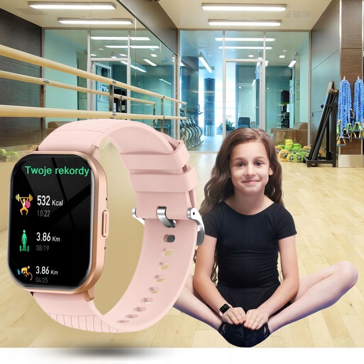 Zegarek dziecięcy SMARTWATCH Rubicon PREZENT DLA DZIEWCZYNKI Rozmowy GRY