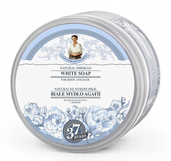 BABUSZKA Mydło do ciała i włosów białe naturalne 500 ML BIAŁE MYDŁO