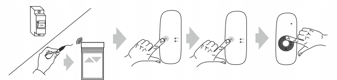 Pilot 5 kanałowy z timerem zegarem PORTOS, Yooda, Aluprof