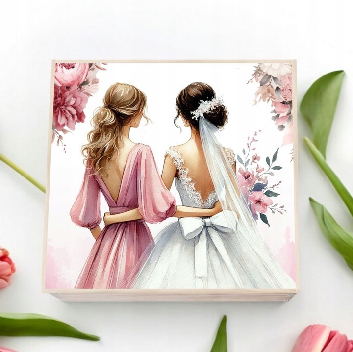 PODZIĘKOWANIE DLA ŚWIADKÓW BOX DLA ŚWIADKA I ŚWIADKOWEJ PREZENT DLA ŚWIADKA