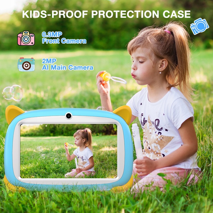 DOOGEE U7 Tablet DLA DZIECI 7” IPS 4GB/32GB 1TB 3400mAh ANDROID 10 2MP WIFI