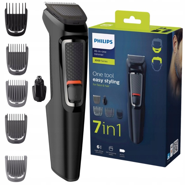Trymer Maszynka do Golenia Philips Multigroom series 3000 Broda Włosy Twarz